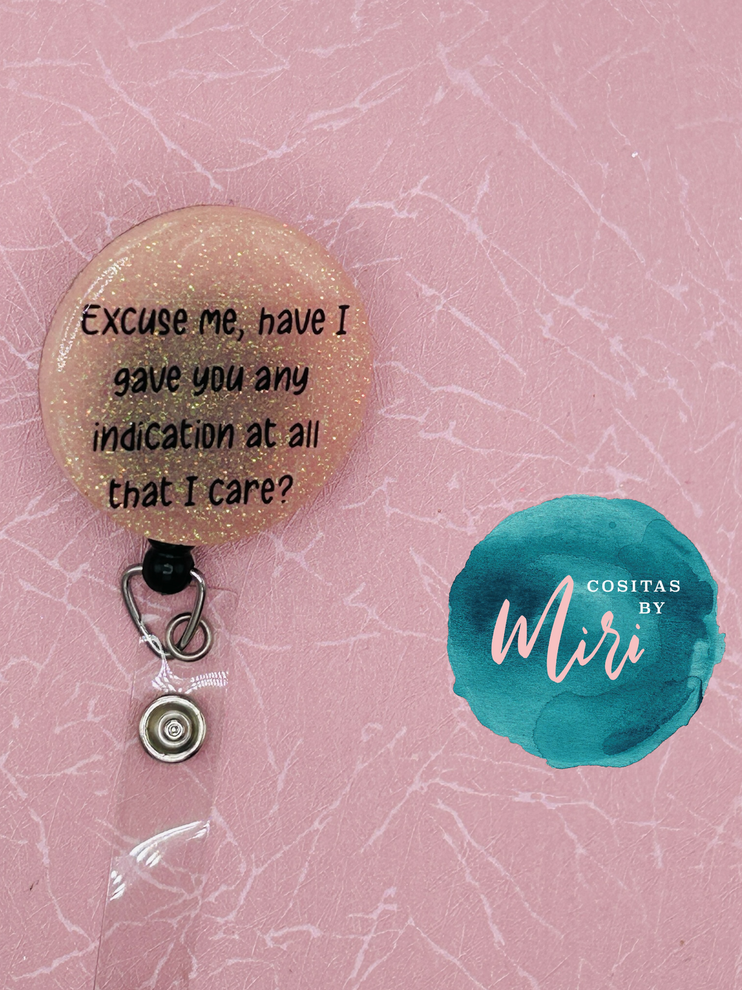 Excuse Me Badge Reel