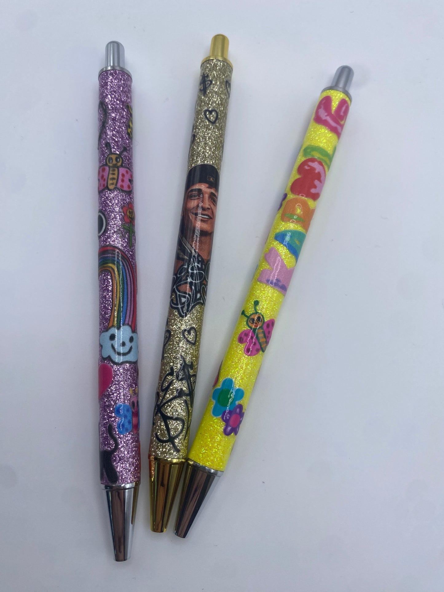 Music Glittered Pens