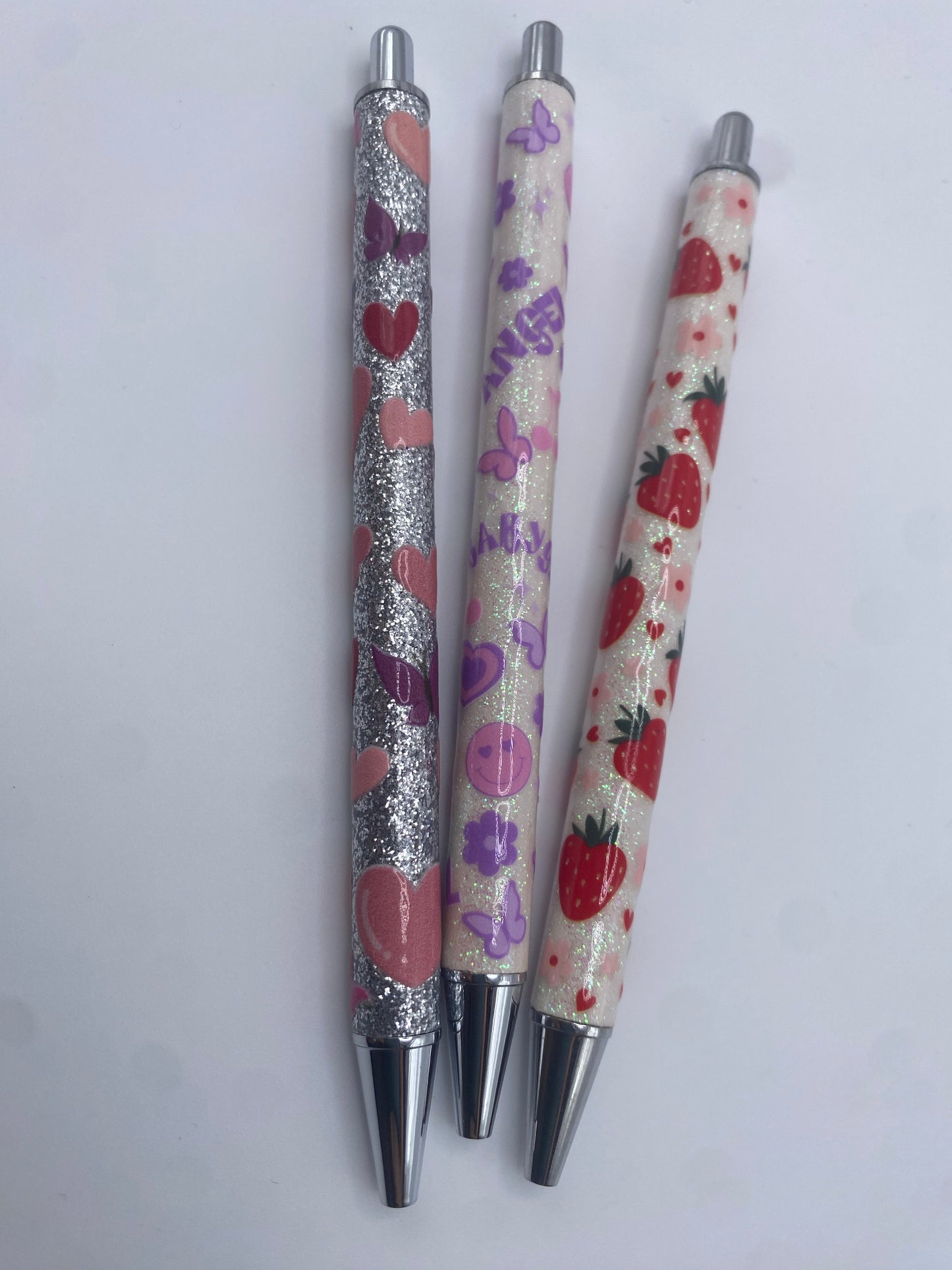 Cute and simple Glittered Pens