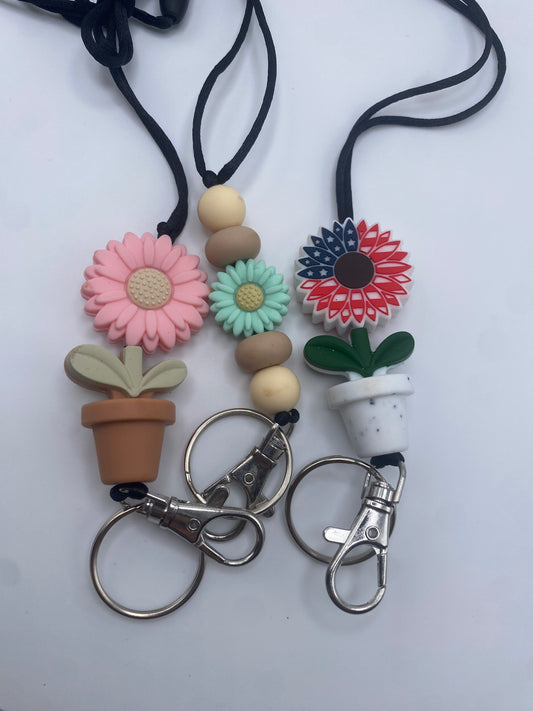 Flower Pot Lanyard