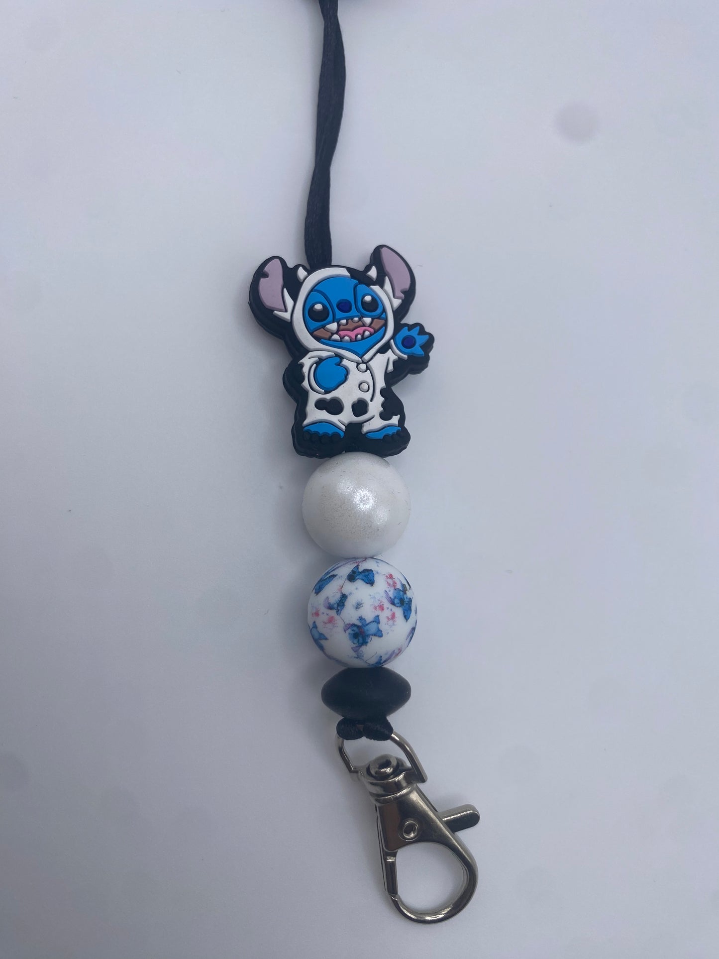 Blue Alien Lanyard