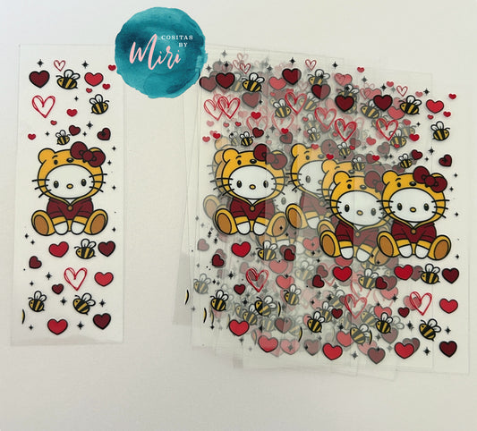 Kitty Bear UV DTF Pen Wrap