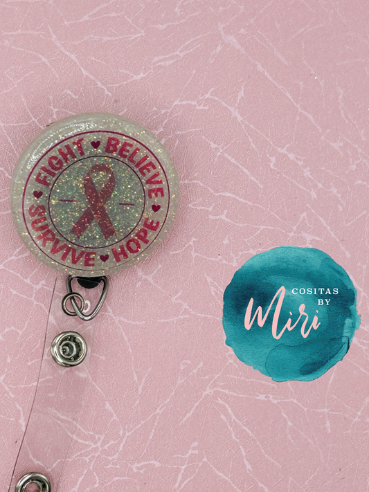 Fight Believe Hope Survive Badge Reel